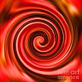 Abstract Red And Yellow Swirls